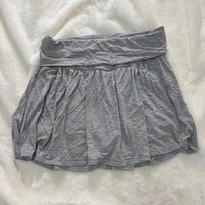 No Boundaries Light Gray Skater Skirt